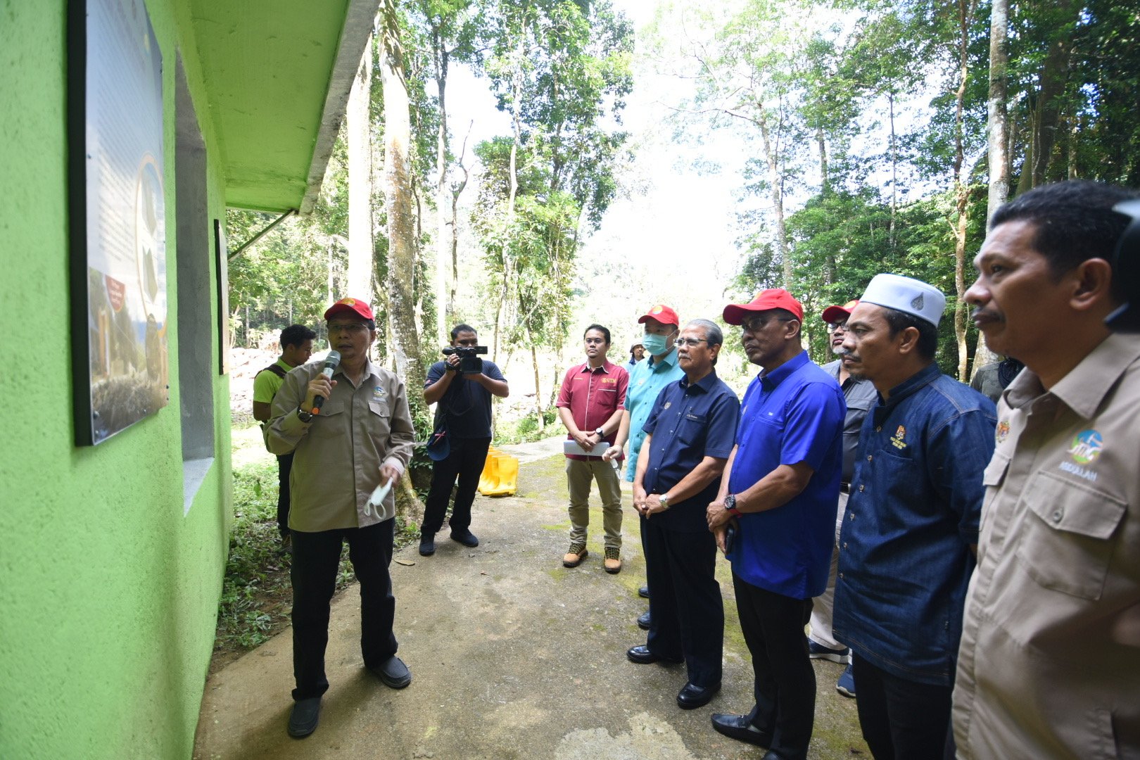 Lawatan Kerja Menteri Tenaga Dan Sumber Asli Sempena Program Kesedaran Sistem Amaran Awal (EWS) Bencana Geologi Aliran Puing Bersama Komuniti Jerai Geopark, Titi Hayun, Yan, Kedah