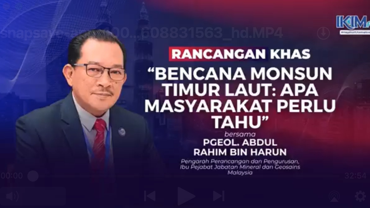Ringkasan Rancangan Khas Bencana Monsun Timur Laut: Apa Masyarakat Perlu Tahu?