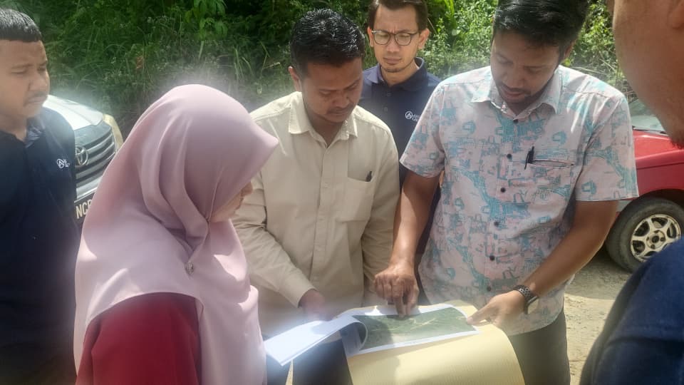 Lawatan Tapak Penentuan Lokasi Pusat Air Mineral di Kuala Pilah, Negeri Sembilan